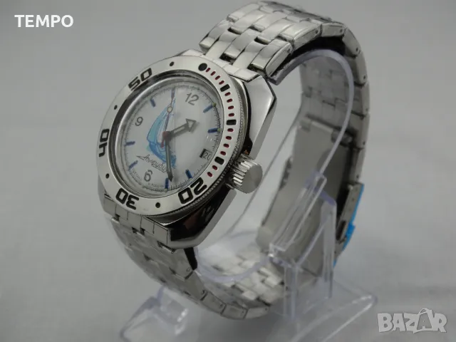 ВОСТОК АМФИБИЯ АВТОМАТИЧЕН -"SEILBOAT" ref: 710615, снимка 8 - Мъжки - 41330102