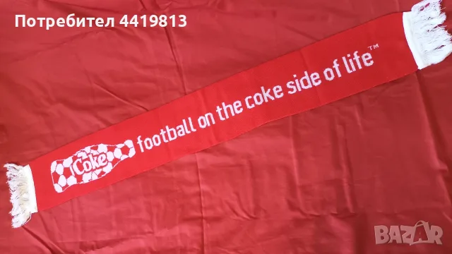 Колекционерско футболно шалче Coca-Cola UEFA Euro 2008 Швейцария (Switzerland)- отлично, фенски шал