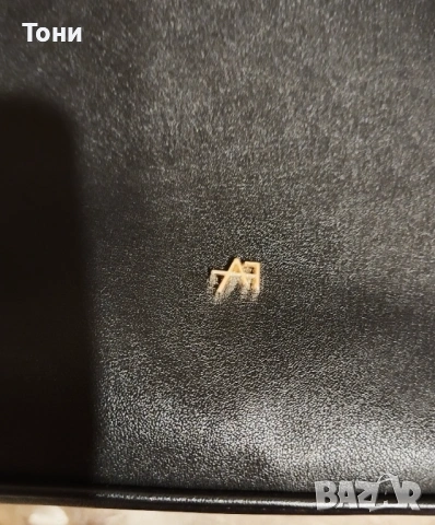 ANNA FIELD Оригинал Нова Кожена Дамска Голяма Чанта с Кожен Несесер, снимка 6 - Чанти - 53759537