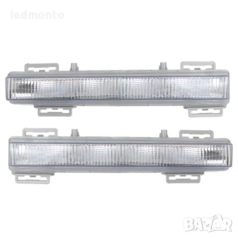 LED дневни светлини и фарове за мъгла за Mercedes ml W166 ML и X204 GLK Мерцедес мл monto.bg , снимка 2 - Части - 48105733