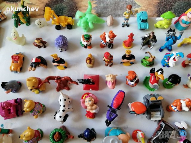 Играчки от яйца 100 броя. , снимка 3 - Колекции - 34046376