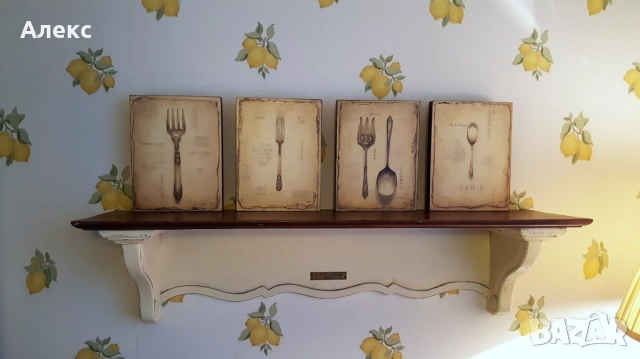 Комплект две картини, стил рустик., снимка 2 - Картини - 52292483