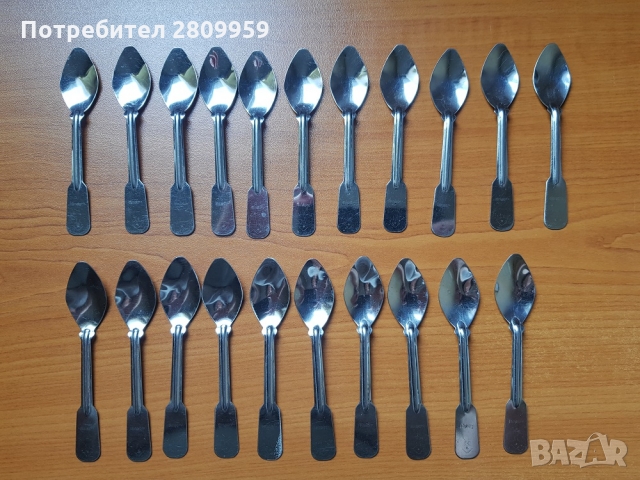  Малки лъжички за кафе и десертни вилички , снимка 3 - Прибори за хранене, готвене и сервиране - 36057255