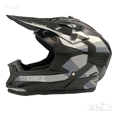 Кросова каска ORZ Sport, Full Face, DOT, Размер: S -Вело, Мото, Скутер, снимка 11 - Аксесоари за велосипеди - 51610532