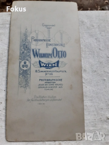 Стара снимка Австрия - дебел картон, снимка 4 - Антикварни и старинни предмети - 53306935