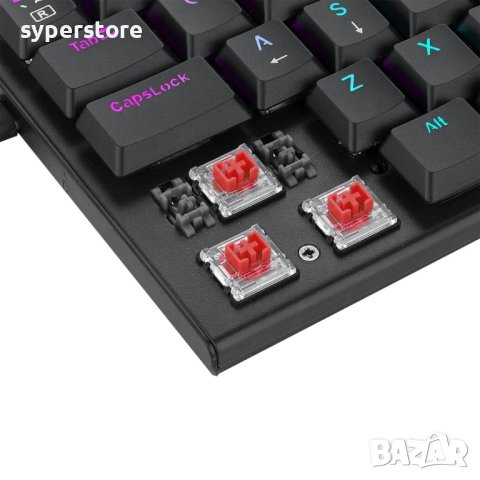 Клавиатура Геймърска USB Redragon Anivia K614 Механична Red Switch RGB подсветка  , снимка 5 - Клавиатури и мишки - 41854277