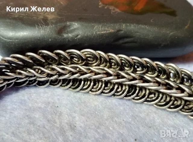 ВЪЗРОЖДЕНСКА СРЕБЪРНА ГРИВНА УНИКАТ - Миниатюра На СРЕБЪРНИ ПАФТИ с КОЛАН ВИСОКА ПРОБА СРЕБРО 48794, снимка 14 - Антикварни и старинни предмети - 48485697