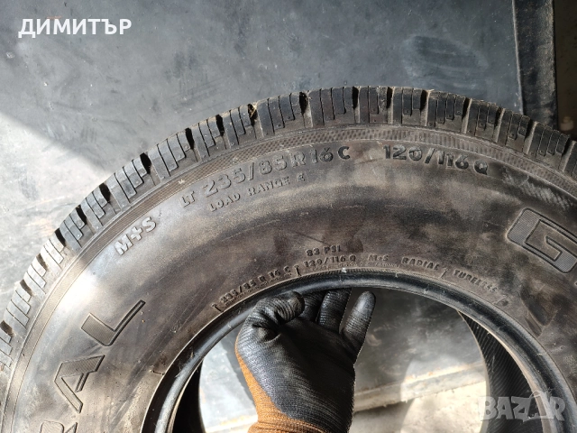 4бр.всесезонни гуми GENERAL 235 85 16C цена за брой, снимка 6 - Гуми и джанти - 52299476