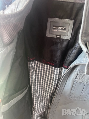 Мъжко яке от естествена кожа – НОВО, снимка 3 - Якета - 51788940