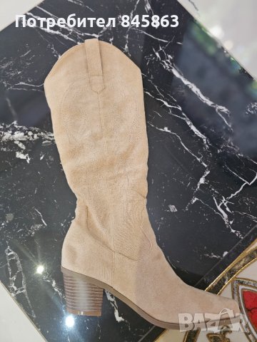 Нови велурени ботуши 41, снимка 3 - Дамски ботуши - 42178097