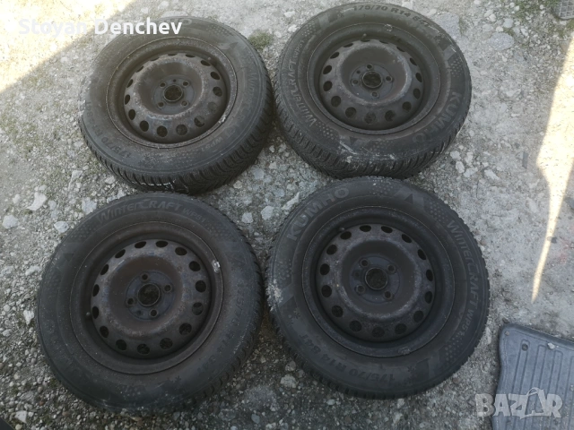 Железни джанти хюндай 14 цола 4x100 без кривини и заварки!!! 