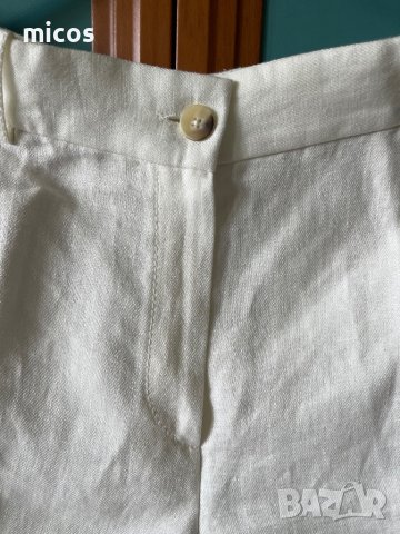 Запазен!MassimoDutti и Guess, сет - панталони100%лен и фин памук блуза, снимка 8 - Къси панталони и бермуди - 41100200