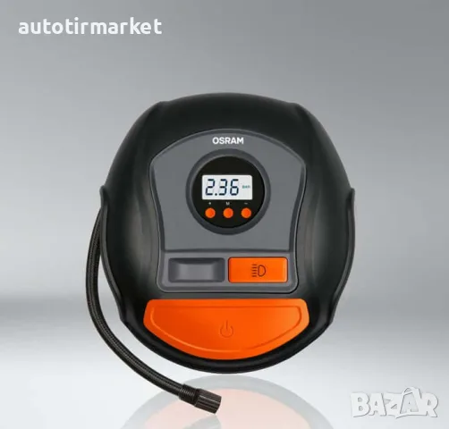 Мобилен компресор за гуми OSRAM 450 12V – 26030, снимка 3 - Аксесоари и консумативи - 56053208