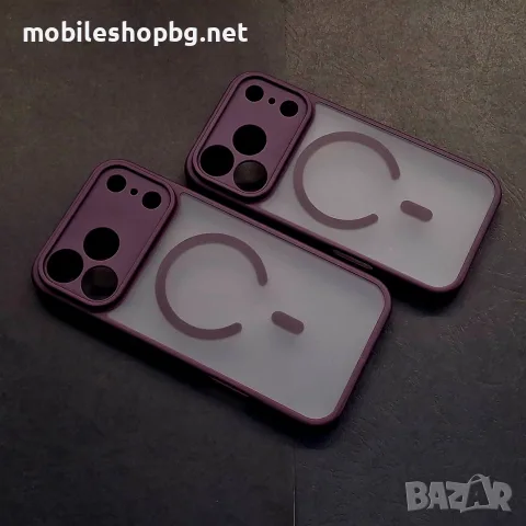 iPhone 18 Pro Max /iPhone 18 Pro гръб матов полупрозрачен dark cherry , снимка 5 - Калъфи, кейсове - 56171829