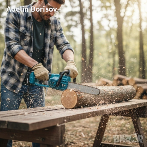 Комплект акумулаторна резачка 30см с маслен филтър и дисплей 36V8A