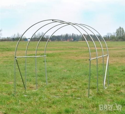 Градински парник, мини оранжерия, 2х2 м, оранжерия, парник за градина, полиетилен, 4 кв.м., снимка 4 - Оранжерии - 34149277