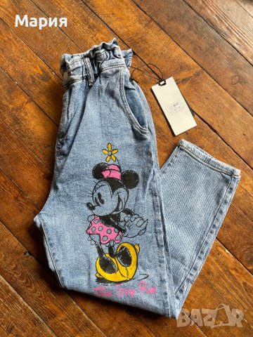 Нови дънки с Mine Mouse , снимка 2 - Дънки - 39738595