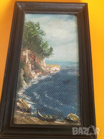 картина маслени бои рамкирана , снимка 2 - Картини - 41901264