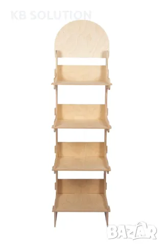 Рекламен стелаж от дърво