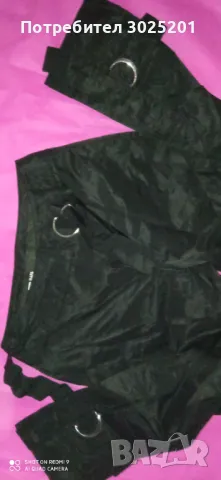 НОВ!!! Спортно- елегантен  Дамски Панталон 7/ 8  с ленти  С М  , снимка 15 - Панталони - 50441710