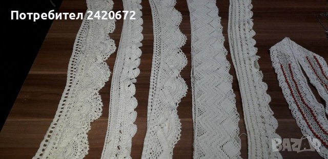 Ръчно плетени  дантели, снимка 2 - Декорация за дома - 41374442