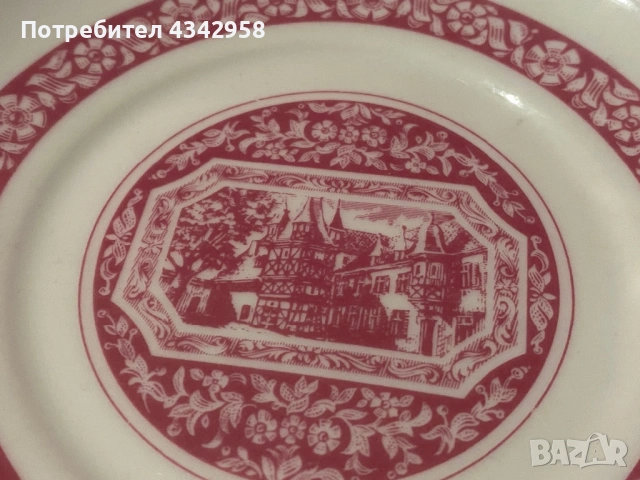 Vintage Heinrich ( Villeroy & Boch) 1960г. Чаши и чинийки., снимка 11 - Други ценни предмети - 49220591