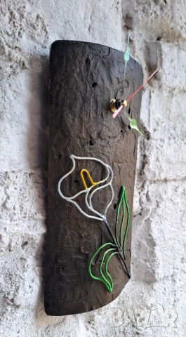 Стенен Часовник с Душа и Символика, снимка 3 - Декорация за дома - 53586115