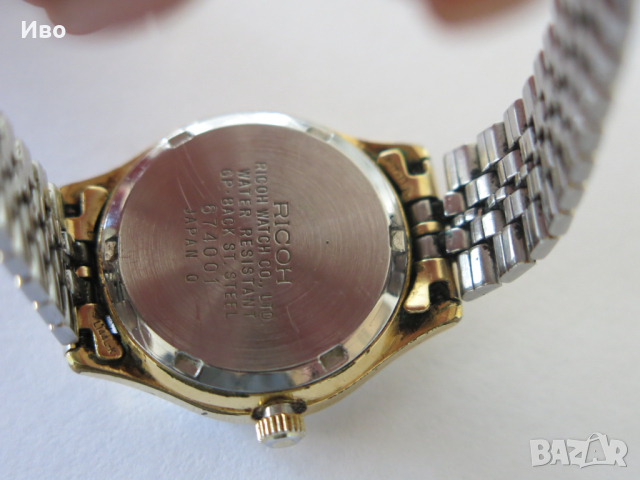 Дамски ретро часовник RICOH Quartz 674001, позлатен., снимка 12 - Дамски - 44636748