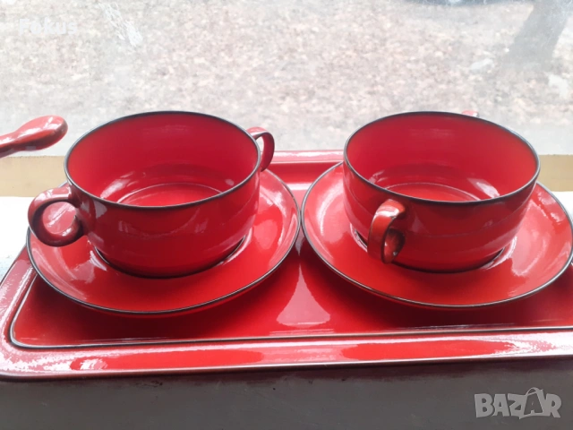 Сервиз за двама немска глазирана керамика Thomas, снимка 4 - Антикварни и старинни предмети - 53445363