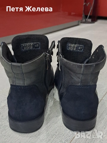 Мъжки обувки от естествена кожа  LASOCKI- N43 , снимка 6 - Спортно елегантни обувки - 53678725