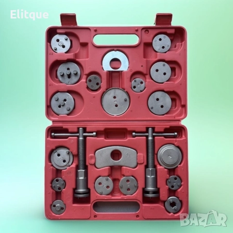 Комплект инструменти KraftRoyal за спирачни апарати и накладки - 21 Части, снимка 6 - Други стоки за дома - 52861469