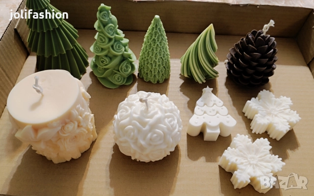 Гипсови кашпи и коледни подаръци от гипсокерамична смес, снимка 9 - Коледни подаръци - 52264984