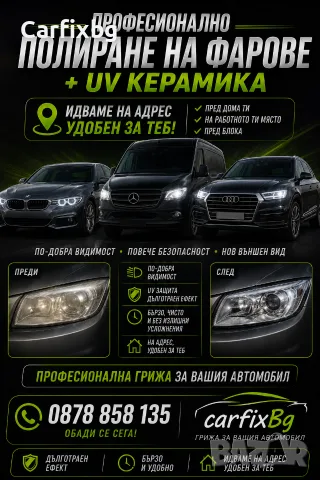 Полиране на фарове и стопове !