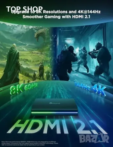 Ново Govee HDMI 2.1 Sync Box и RGB LED лента за 55-65" TV, 8K 60Hz, снимка 8 - Лед осветление - 49217096