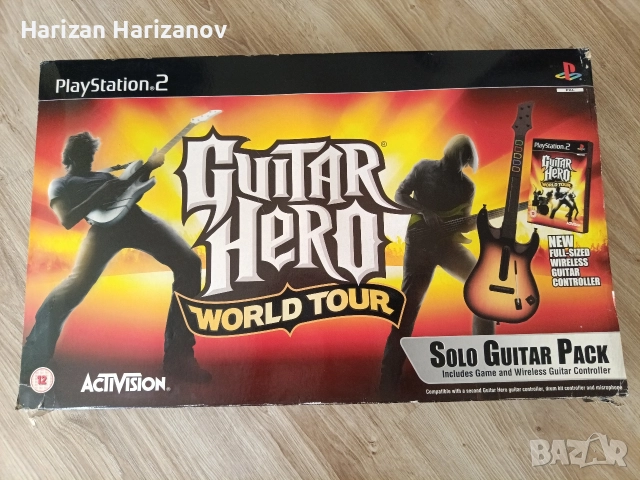 Китара за PS2 Guitar hero World Tour