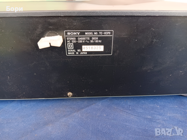 SONY TC K 370 Дек, снимка 10 - Декове - 44589511