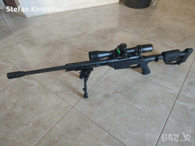 Болтова карабина Savage 10BA Stealth + оптика Vortex PST Gen 2 3-15x44 FFP, снимка 4 - Ловно оръжие - 53776924