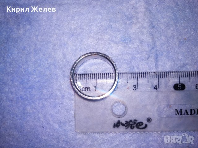 HAPPY FOREVER МОДЕН АРТ ПРЪСТЕН Тип ХАЛКА МАРКИРАНА БЛАГОРОДНА СТОМАНА с ФАСЕТИРАН ЦИРКОН 36972, снимка 10 - Пръстени - 39728780