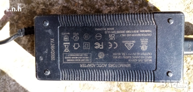 Зарядно за електрическа тротинетка велосипед, снимка 4 - Велосипеди - 53777688