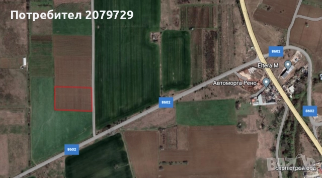 От собственик - Продавам идеално равен имот 10540кв.м., снимка 3 - Земеделска земя - 52165926