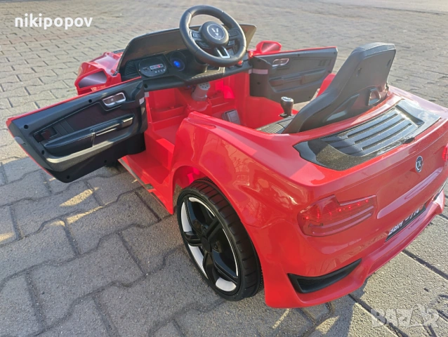 EU Акумулаторна кола 12V MONACO червен, снимка 12 - Коли, камиони, мотори, писти - 53849851