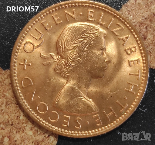 Монета Нова Зеландия(UNC) - 1 бр. [1964], снимка 2 - Нумизматика и бонистика - 52888445