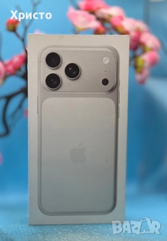 НОВ!!! Apple iPhone 17 Pro Max, 256GB, 5G, Silver + подарък оригинален адаптер Apple, снимка 3 - Apple iPhone - 52826349