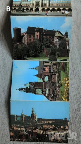 Комплект картички тип хармоника - Краков от 1977 година, снимка 6 - Колекции - 36029481