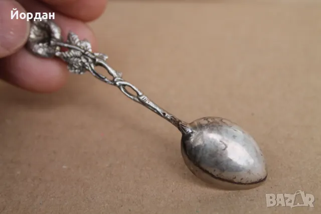 3 броя сребърни лъжички , снимка 6 - Други ценни предмети - 49862411