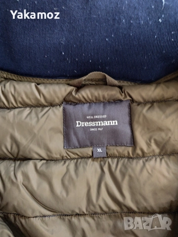 мъжко пухено яке Dressmann , снимка 4 - Якета - 52810791