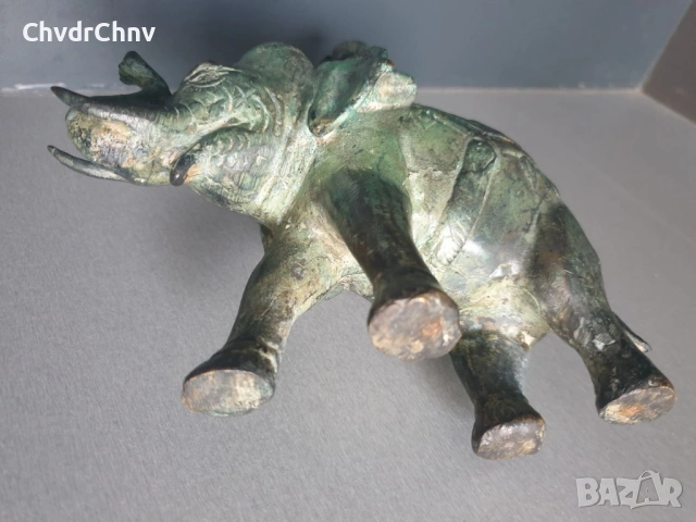 20см-3кг азиатска фигура/тайландска бронзова скулптура/статуетка на войн върху слон, снимка 10 - Статуетки - 53691466