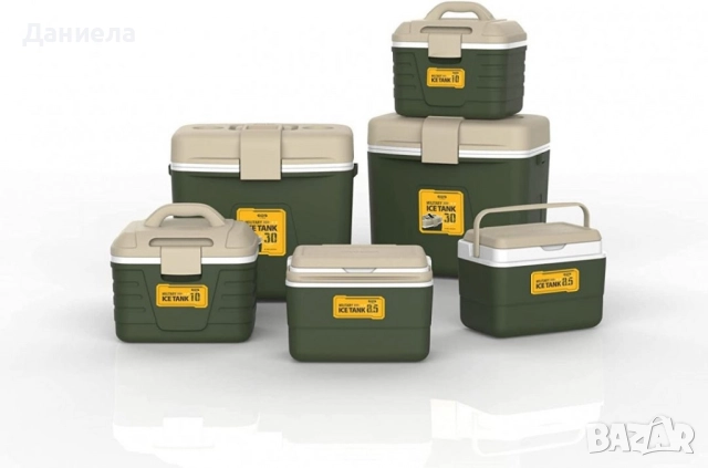 Професионална Хладилна кутия Military Green - Komax