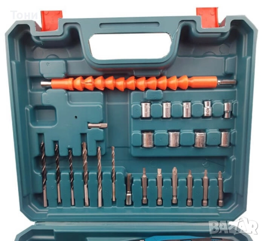 Акумулаторен Винтоверт с две батерии - Комплект, снимка 3 - Други инструменти - 52586253