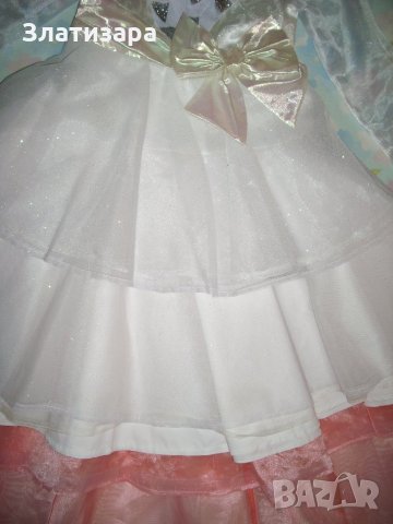 Глинда Вълшебникът от ОЗ deluxe рокля Disney store 5-6г, снимка 6 - Детски рокли и поли - 26459996